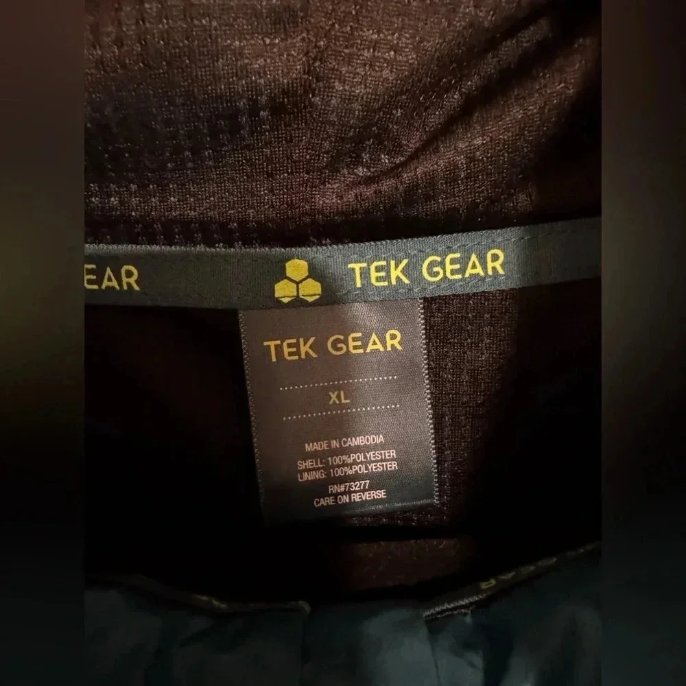 NWT Tek Gear Mens Half Zip Windbreaker Size XL - Picture 3 of 6